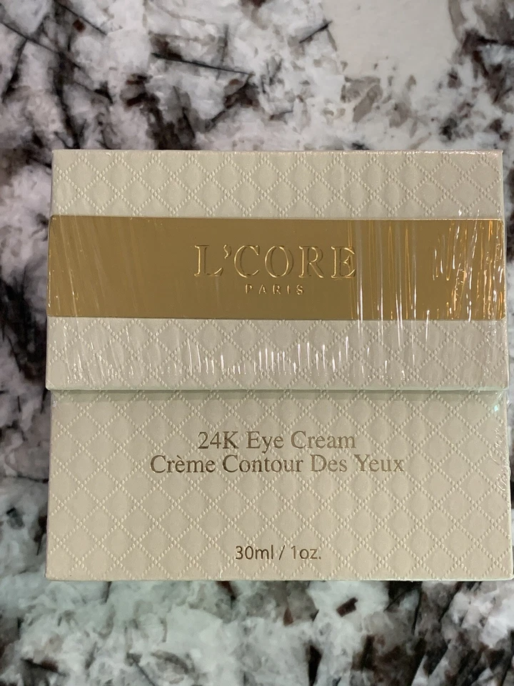 L'CORE PARIS 24K Gold Eye Cream 1oz/30ml Original Factory Sealed MSRP$450 - Image 1 of 4