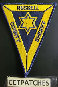 RUSSELL COUNTY, KANSAS SHERIFF SCHULTERAUFNÄHER KS - Bild 1 von 2