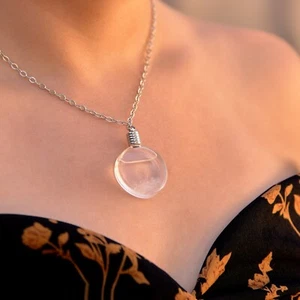 NEW Heebie Jeebies 0125 Fitzroy's Storm Glass Pendant with Silver Chain Necklace - Bild 1 von 9