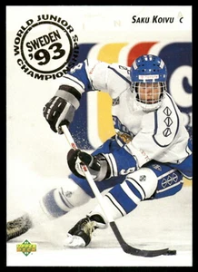 1992 Upper Deck #617 Saku Koivu WJC, RC - Picture 1 of 2
