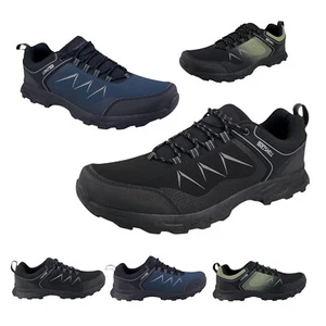 Herren Sneaker Übergröße Trekkingschuh Wanderschuhe Outdoorschuhe Schnürer 73972 - Bild 1 von 16