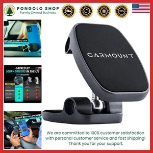 2.0 Magnetic Car Dashboard Mount | 6X Powerful Magnets & Minimalistic Design - Photo 1 sur 10