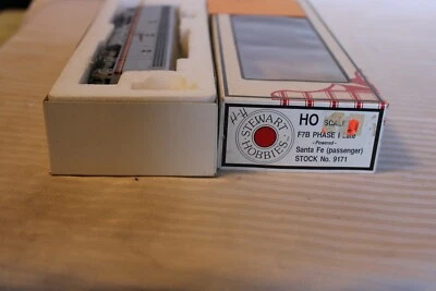 Escala HO Stewart, F7B Fase 1 Diesel Tardío Loco Santa Fe Plata no # - 9171 HH Foto 1 de 4