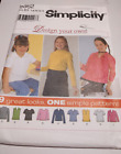2000 Simplicity 9362 Child's Girls' Knit Top Design Your Own Size K5 7-14 Uncut