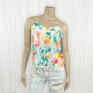 TOWNSEN kleines geblümtes Seiden-Sommer-Trägertop S Freizeit Urlaub ärmellos - Bild 1 von 6