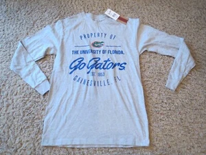 The Victory Florida Gators NCAA Gray Long Sleeve T-Shirt Small Adult, NWT! - Foto 1 di 5