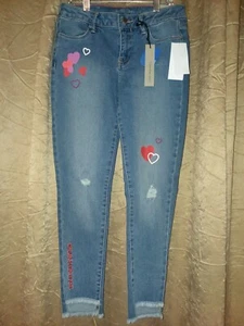 new CALVIN KLEIN girls SKINNY ANKLE JEANS sz (10) denim pants Azure Haze $46.50 - Picture 1 of 9