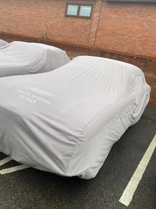 Aston Martin Works Standard Ultimate Outdoor Car Cover Grey with Silver Logos L - Picture 1 of 9