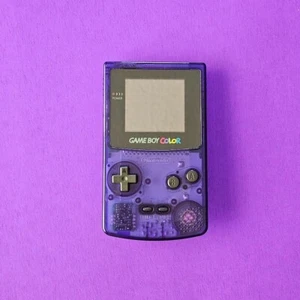 Nintendo Game Boy Color MIDNIGHT BLUE👾 CGB-001 GBC Gameboy RESTORED NEW BODY - Picture 1 of 1
