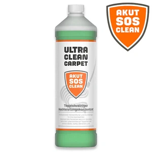 AKUT SOS CLEAN ULTRA CLEAN CARPET detergente per tappeti concentrato ad alte prestazioni 1L - Foto 1 di 2