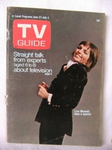 TV Guide June 27 1970 900 Liza Minnelli Memphis Edition Hollywood Squares - Picture 1 of 1