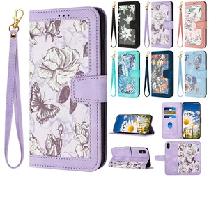 Custodia telefono flip per Samsung Galaxy S23 S22 S21 S20 Plus stampe ultra FE - Foto 1 di 56