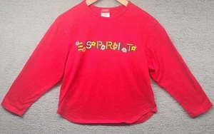 Vintage ESPRIT Hemd Jugend rot gelb rosa orange bestickt Blumen 90er - Bild 1 von 8