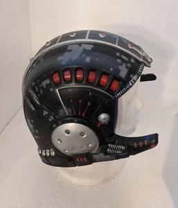 BLACK JET FIGHTER STAR SHIP STARFIGHTER HELMET COSTUME COSPLAY WARS - Picture 1 of 6