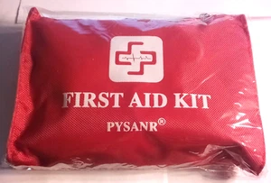 Kit di Pronto Soccorso, PYSANR 150 Pezzi Kit di Pronto Soccorso Piccoli con Coperta in Foglio, Forbici - Foto 1 di 4