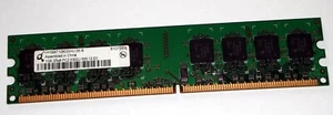 1GB DDR2-RAM 240-pin 2Rx8 PC2-5300U Non-ECC 'Qimonda HYS64T128020HU-3S-B' - Picture 1 of 2