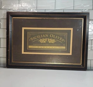 Art In Motion~Sicilian Olives Barbaro by Angela Staehling 17" x 12" Framed Art - Picture 1 of 4