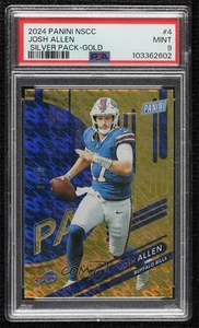 2024 Panini National Convention Gold /10 Josh Allen #4 PSA 9 MINT - Picture 1 of 3
