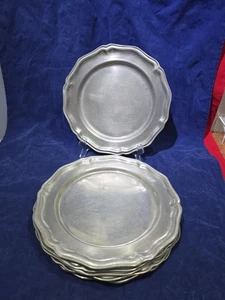 Vintage Wilton RWP Pewter Queen Anne Dinner Plate Columbia PA 10” USA - Picture 1 of 15