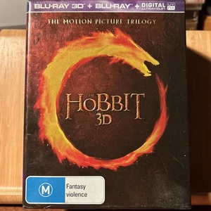 The Hobbit Trilogy 3D Box Set Bluray Bilbo Journal Trilogy Cards (S6.6) - Picture 1 of 4