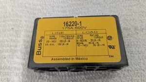 Buss 16220-1 Min Pwr Dist Block,175A,1P,1P Primary - Picture 1 of 6