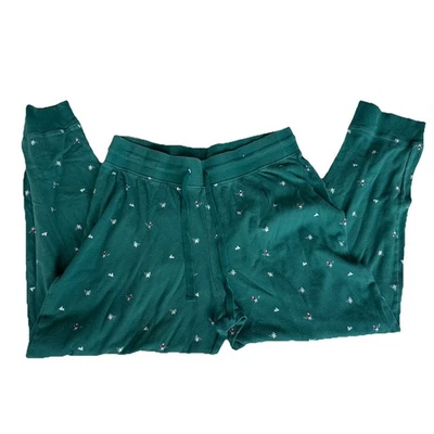 Hombres Grande Verde Navidad Pijama Pantalones Esquí Oso Polar Gráficos Vacaciones Foto 1 de 4