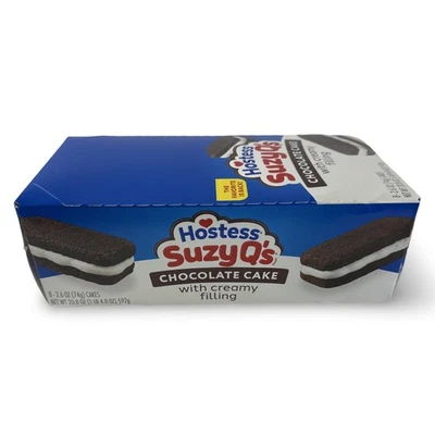 Hostess Suzy Q's Snack Cakes, Chocolate with Cream Filling, Full Size Single Ser - Image 1 of 4