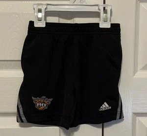 Phoenix Suns 2T Shorts Toddler Adidas Black NBA Basketball w/ Pockets - Picture 1 of 7