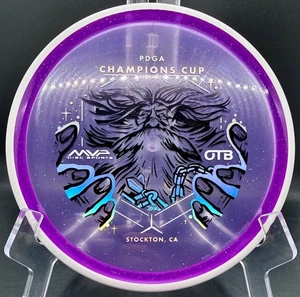 Axiom Particle Glow Proton Hex - WHITE-Rim OTB Champions Cup Open MVP Disc Golf - Picture 1 of 13