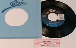 Alice Cooper, House On Fire, 7", ORIG Epic Sleeve, RARE JUKEBOX TS - NEAR MINT!! - Picture 1 of 6