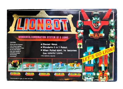 Rare Golion Voltron Lionbot DX  no reissue - Taiwan 100% Original 1981 MIB - Immagine 1 di 4