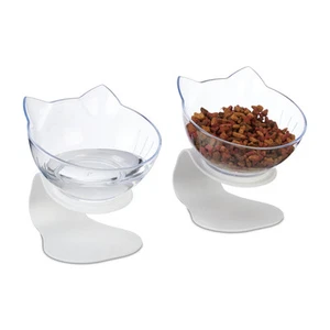 Katzennapf Katzennapfset Erhöhter Fressnapf Katzenfutterstation rutschfest - Bild 1 von 7