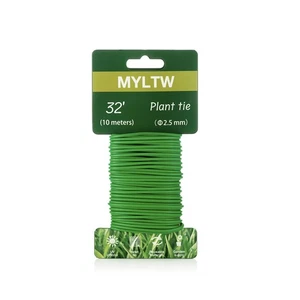 32 Fuß weiche Pflanzenbinder, grüne gedrehte Gartenbinder, flexible Drehbinder zum Klettern... - Bild 1 von 6