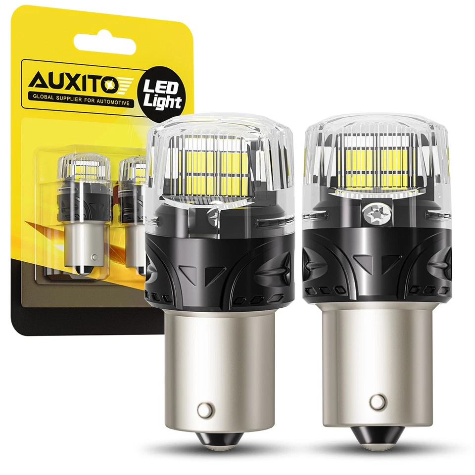 2x Super Bright White 1156 RV remolque SMD LED bombillas de luz inversa señal DRL 6W Foto 1 de 4