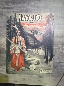 1903 Sheet Music NAVAJO (NAVAHO) by Egbert Vanalstyne - Picture 1 of 3