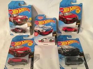 Hot Wheels Night Burners Vehicles Set Of 5 Sealed Packages #2 - Picture 1 of 7