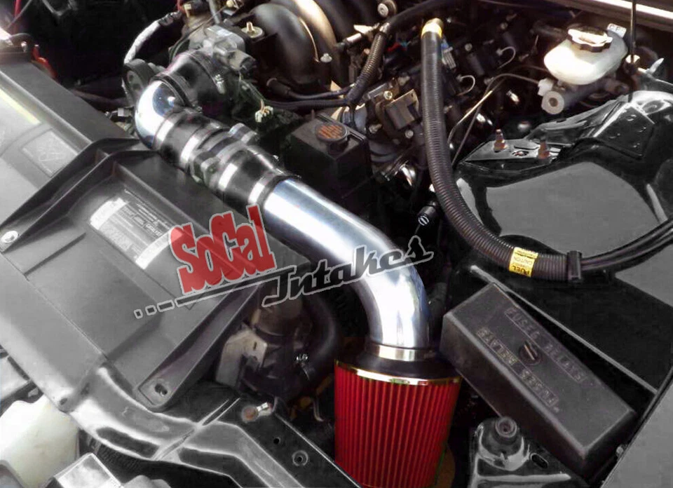 Black Red 2pc cold Air Intake Kit&Filter For 94-97 Chevy Camaro Z28 5.7L - Image 1 of 1