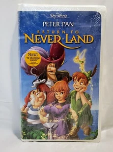 *SEALED* Peter Pan "Return To Neverland" Clamshell VHS! - Picture 1 of 4