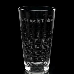 PERIODIC TABLE Pint Glass - Picture 1 of 6