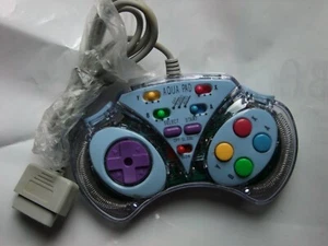 CONTROLLER AQUA PAD TRANSPARENT SUPER NINTENDO - Imagen 1 de 5