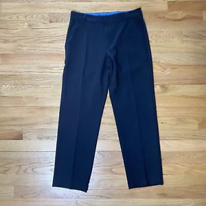 Izod Flat Front Stretch Chino Dress Pants Youth Boys Size 14 Husky Black - Picture 1 of 7