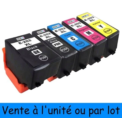 ENCRE4U - Cartouches d'encre compatibles 202 XL : Série KIWI ( non OEM Epson )
