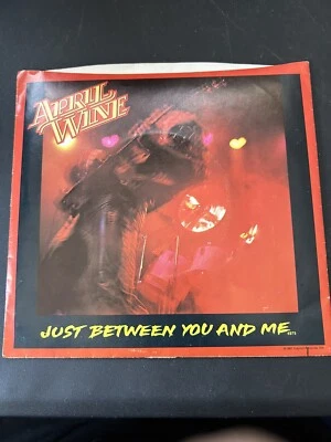 APRIL WINE Just Between You And Me / Big City Girls - 45 RPM 7" Record 1981 Mint - Image 1 of 4