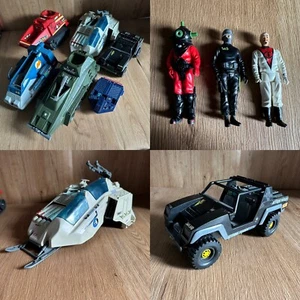 Lote de trabajo conjunto de vehículos y figuras Gi Joe Action Force vintage - **Leer** - Imagen 1 de 24