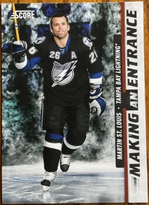 2011-12 Score Making An Entrance Martin St. Louis #7 Tampa Bay Lightning - Image 1 of 2