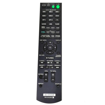 New Original RM-AAU203 For Sony AV System Remote Control HT-M22 HT-M55 HT-M77 - Image 1 of 3