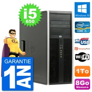 PC Tour HP 8100 Elite Intel Core i5-650 RAM 8Go Disque Dur 1To Windows 10 Wifi - Photo 1/3