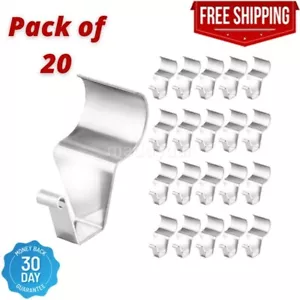 Vinyl Siding Hooks Hanger, No-Hole Needed Heavy Duty Vinyl Siding Clip 20 Pack - Picture 1 of 6