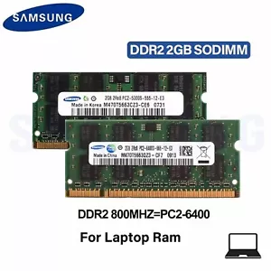 Samsung DDR2 8GB(2×4GB) PC2-6400 800MHz Laptop SODIMM Memory Notebook RAM 200Pin - Picture 1 of 12