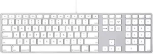 Apple White Aluminum USB Wired Keyboard A1243 and Apple wired Mouse A1152, - Picture 1 of 2